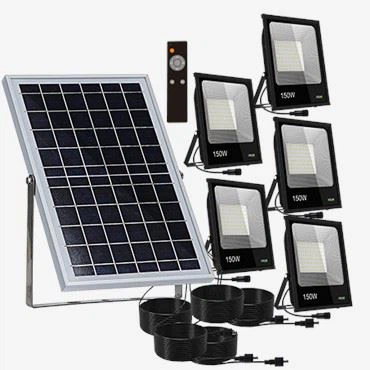 ไฟน้ําท่วมพลังงานแสงอาทิตย์กลางแจ้ง IP65