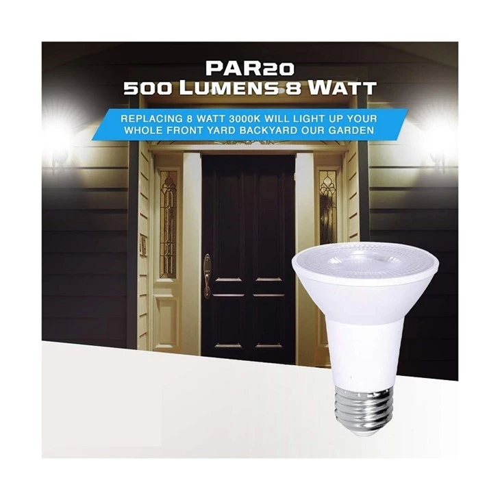 PAR20 หลอดไฟ LED หรี่แสงได้
