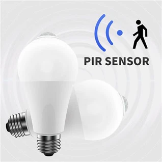 A19 Motion Activated Outdoor & Indoor Security Bulbs Lamp