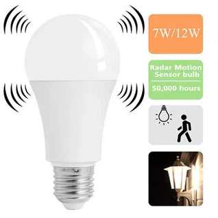 E27 LED PIR Motion Sensor หลอดไฟอัตโนมัติ