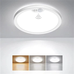 ไฟเพดาน LED ที่ใช้แบตเตอรี่เซ็นเซอร์ตรวจจับความเคลื่อนไหว