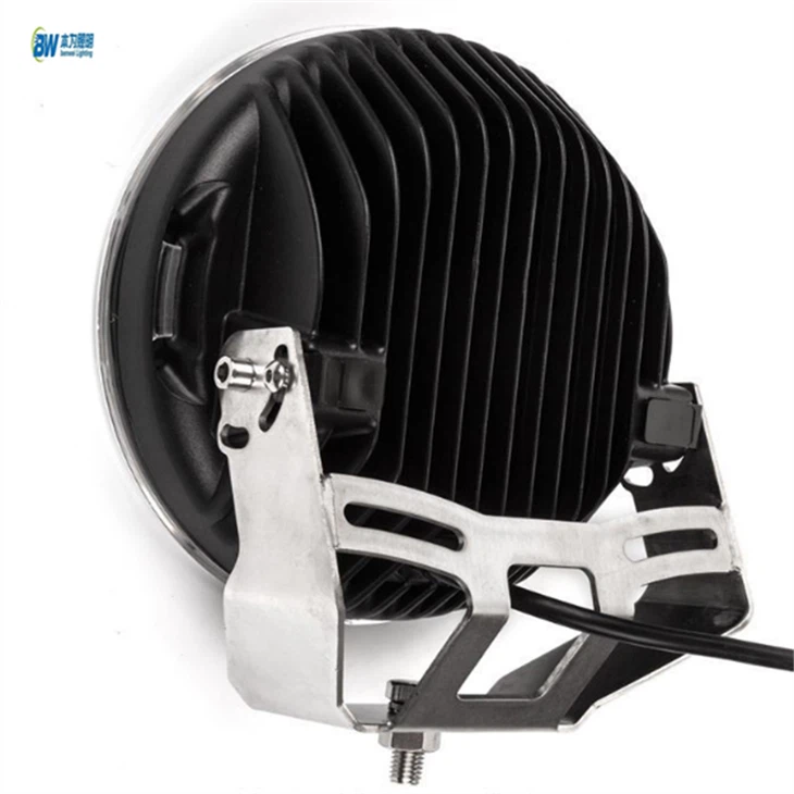 R 96W Round Black LED Spot Driving Work Light 9 Inch suppliers