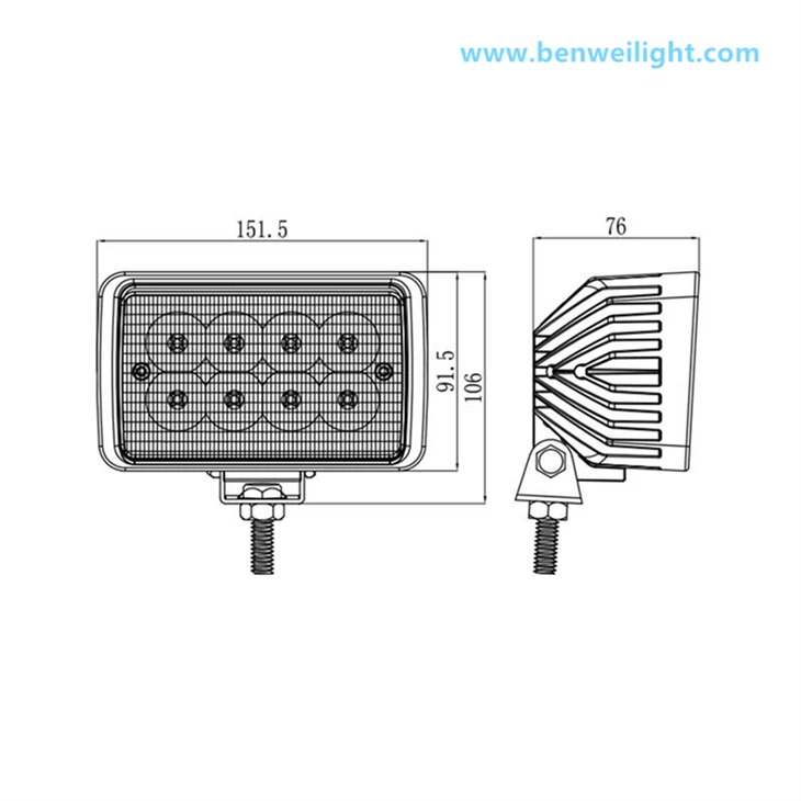 40W LED Flood Light, 6