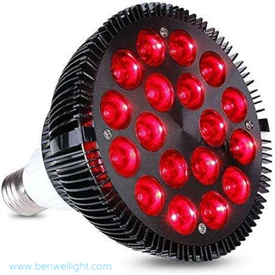 โคมไฟบำบัดแสงสีแดง, อุปกรณ์บำบัดแสงอินฟราเรด LED 54 วัตต์ 18 ดวง, สีแดง 660 นาโนเมตรและ 850 นาโนเมตร