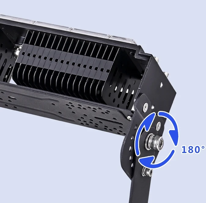 A 100W Outdoor Lighting Fixture With Waterproof Design, Emitting 6500K Daylight White Light And Backed By A Five-year Warranty, Ideal For Various Exterior Environments. best