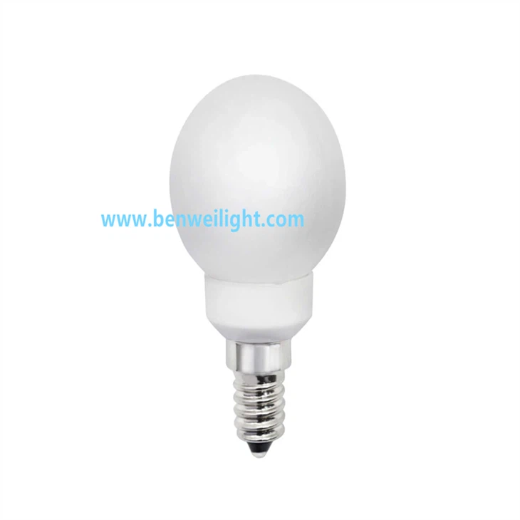 หลอดไฟ LED E14, ไฟกลม G45 3W, หรี่แสงได้, เทียบเท่า 40W, วอร์ม/ไวท์
