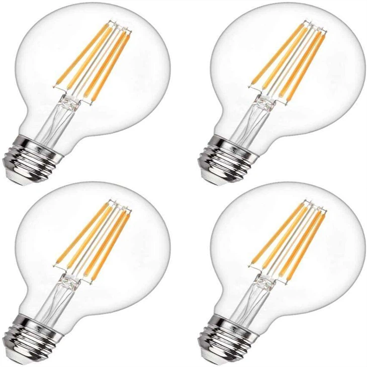 หลอดแก้ว Edison E27/E14 2-6W G45