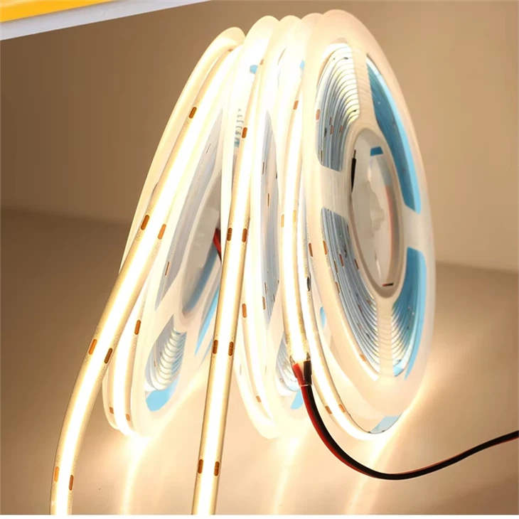 แถบ LED COB แบบยืดหยุ่น - 12V/24V, 320-480LED, ระบบไฟอัจฉริยะ