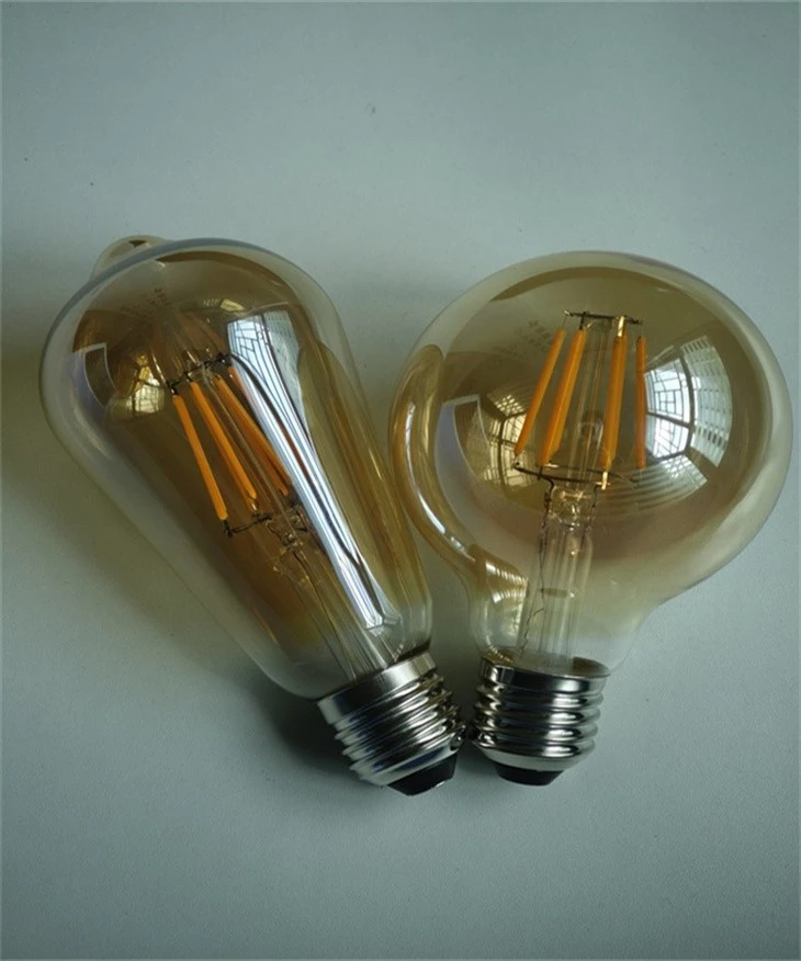 G45 E14 Clear Filament LED Bulb - 6W Decorative Light, Warm White Glow high quality