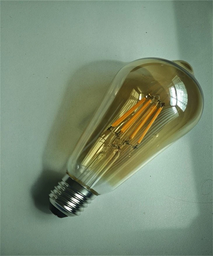 G45 E14 Clear Filament LED Bulb - 6W Decorative Light, Warm White Glow suppliers