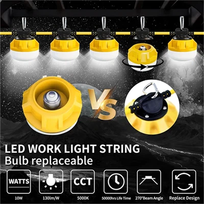 IP65 Waterproof Linkable LED Industrial Temporary Lighting For Construction best
