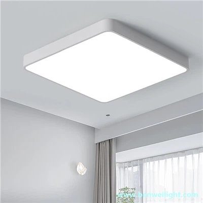 ไฟเพดาน LED ทรงสี่เหลี่ยม 39W แสงสีขาว 6500K เหมาะสำหรับสำนักงานและห้องครัว