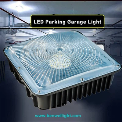 LED กันน้ำ Canopy Gas Station โคมไฟ 100W,โคมไฟโรงรถกลางแจ้ง High Bay