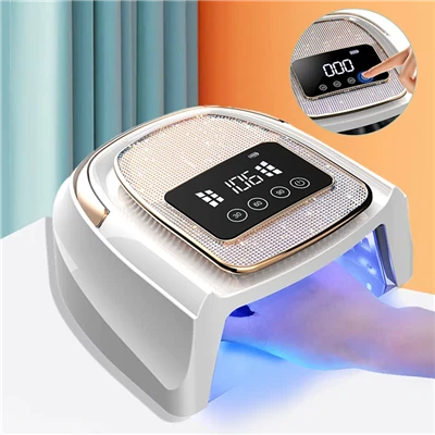 มาใหม่ไร้สายแบบชาร์จ UV Led เล็บโคมไฟไร้สาย 120W เครื่องเป่าเล็บ
