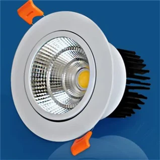 ไฟส่องเพดาน LED แบบปรับได้แบบฝังฝ้า