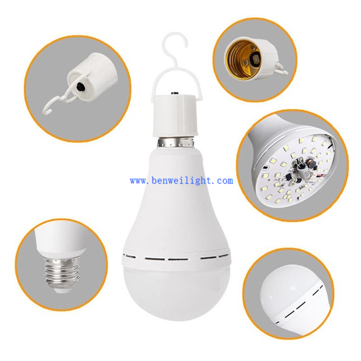 5 watt rechargeable led bulb detail